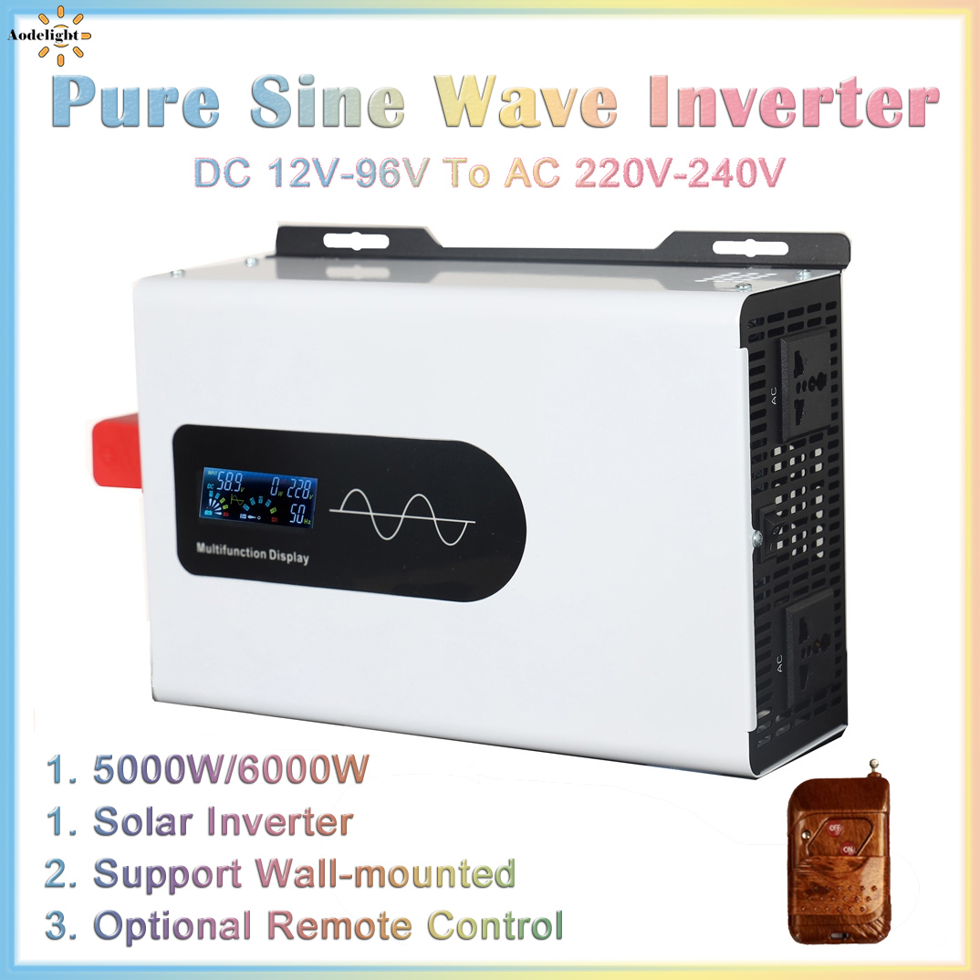 Off Grid Solar Inverter 48V 6000W - Инвертор немодулированного синусоидального сигнала, 12 В,
