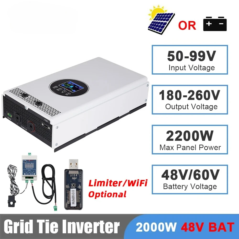 Grid Tie Inverter Limiter 2000W - Сетевой инвертор 2000 Вт / 1500