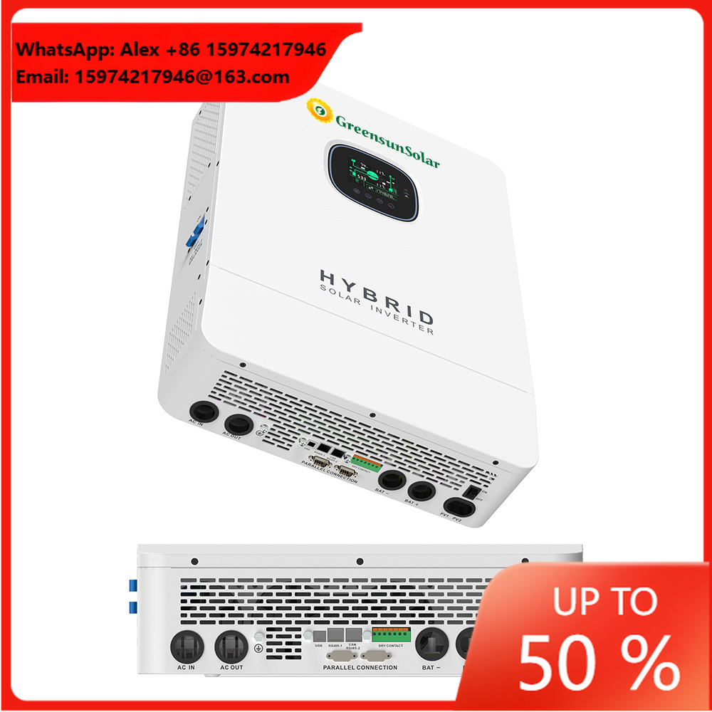 Hybrid Solar Inverter 5.5Kw Mppt 48V - Гибридный солнечный инвертор MPPT США 120/240В,