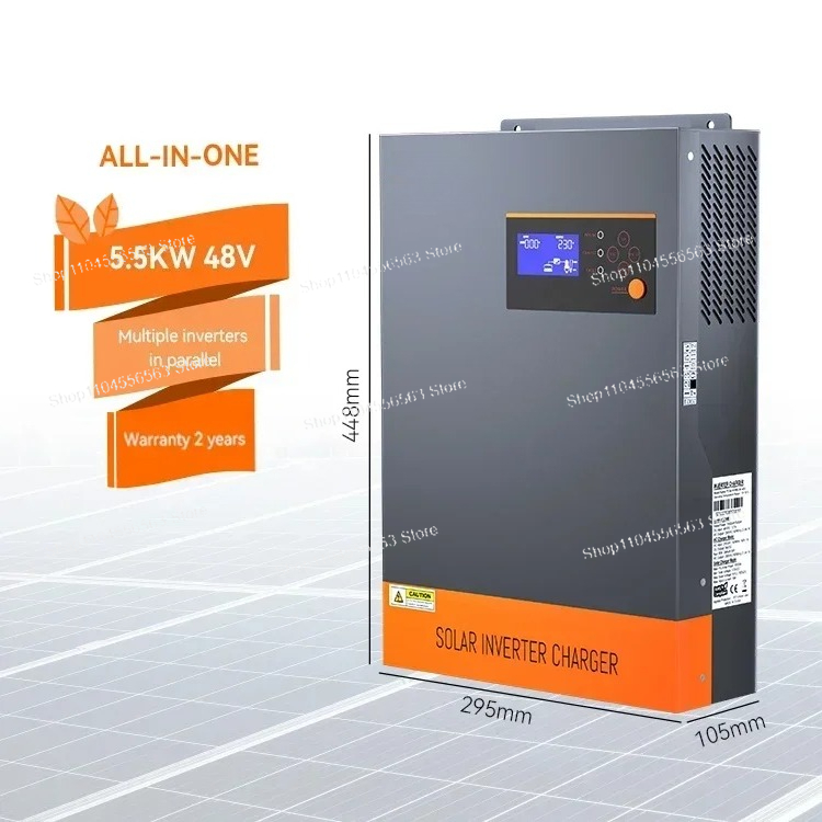 5,5 кВт 3-фазный гибридный сол – обзор и цена Hybrid Solar Inverter 5.5Kw Mppt 48V
