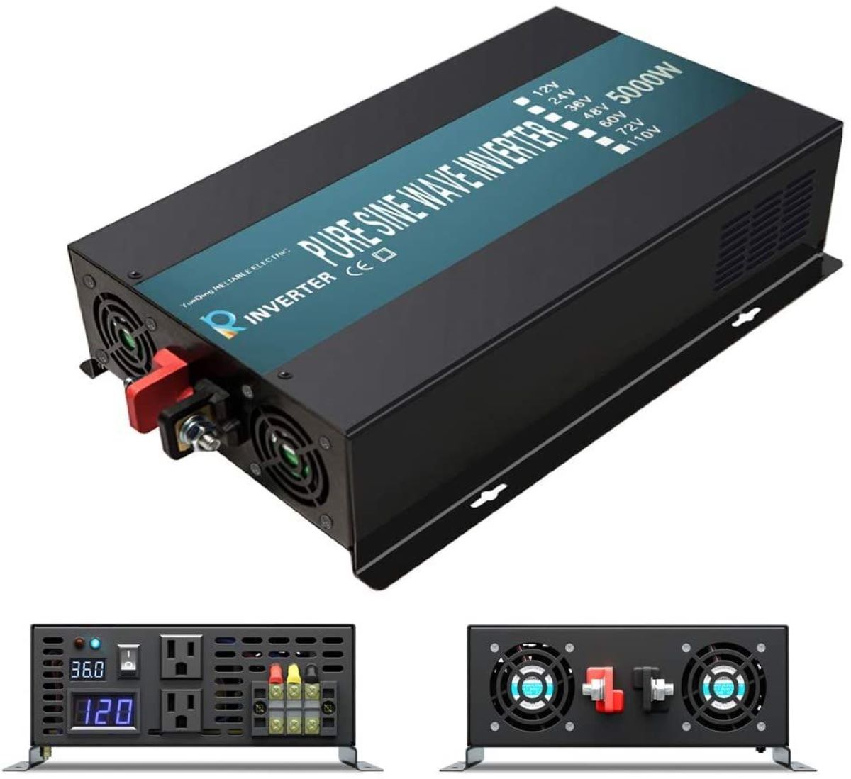 Инвертор солнечной энергии с ч – обзор и цена Pure Sine Wave Inverter 5000W 48V 220V