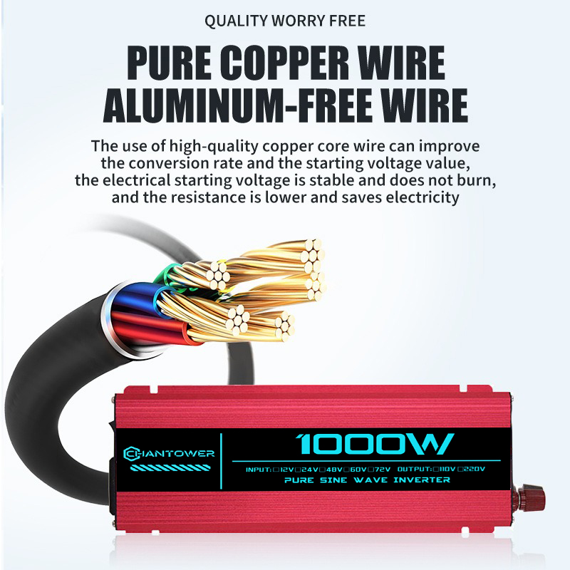 Инвертор с чистой синусоидой,  – обзор и цена Pure Sine Wave Inverter 5000W 48V 220V