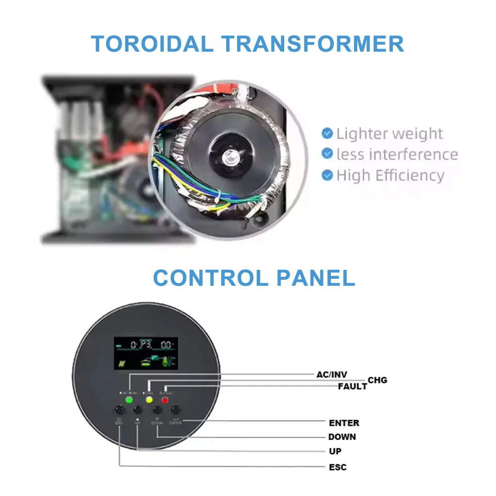 Популярный солнечный инвертор  – обзор и цена Split Phase Inverter 10Kw 110V 220V