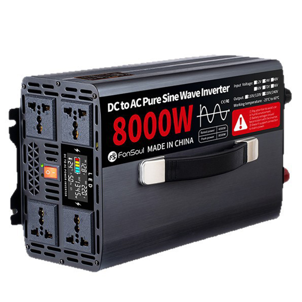 Портативный инвертор с чистой  – обзор и цена Pure Sine Wave Inverter 5000W 48V 220V