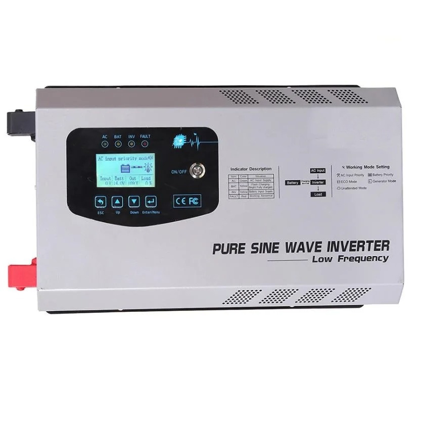 Солнечный ИБП мощностью 6 кВт, – обзор и цена Off Grid Solar Inverter 48V 6000W