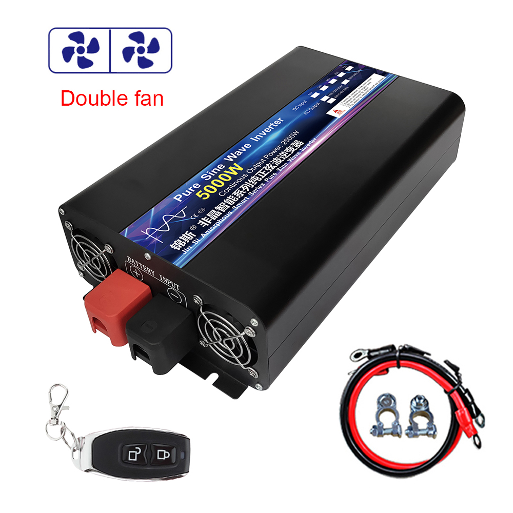 Инвертор чистой синусоиды 2000 – обзор и цена Pure Sine Wave Inverter 5000W 48V 220V