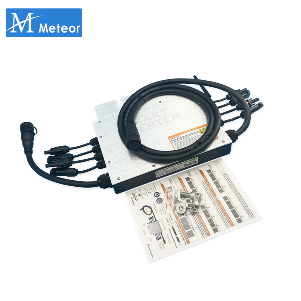 1200 Вт 1400 Вт Микроинвертор  – обзор и цена Micro Inverter 1400W Solar Grid Tie