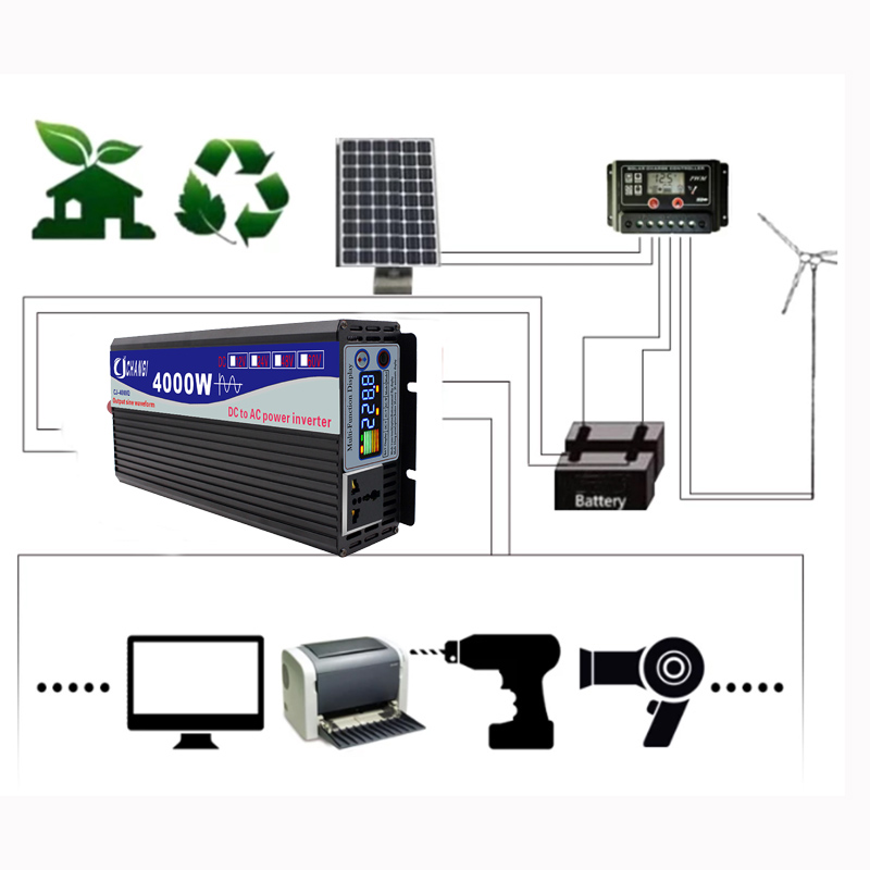 Инвертор немодулированного син – обзор и цена Inverter Pure Sine Wave 60Hz 120V 3000W