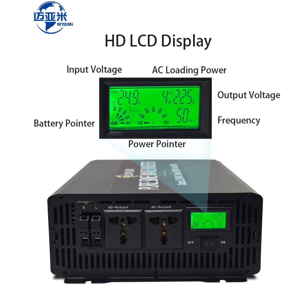 Новый инвертор немодулированно – обзор и цена Pure Sine Wave Inverter 5000W 48V 220V