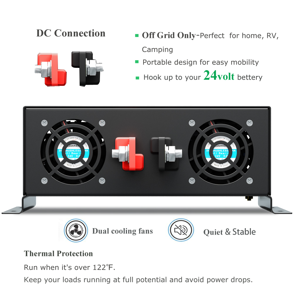 Надежный преобразователь солне – обзор и цена Pure Sine Wave Inverter 5000W 48V 220V