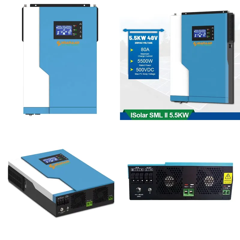 Солнечный контроллер 3.5 кВт 5 – обзор и цена Hybrid Solar Inverter 5.5Kw Mppt 48V