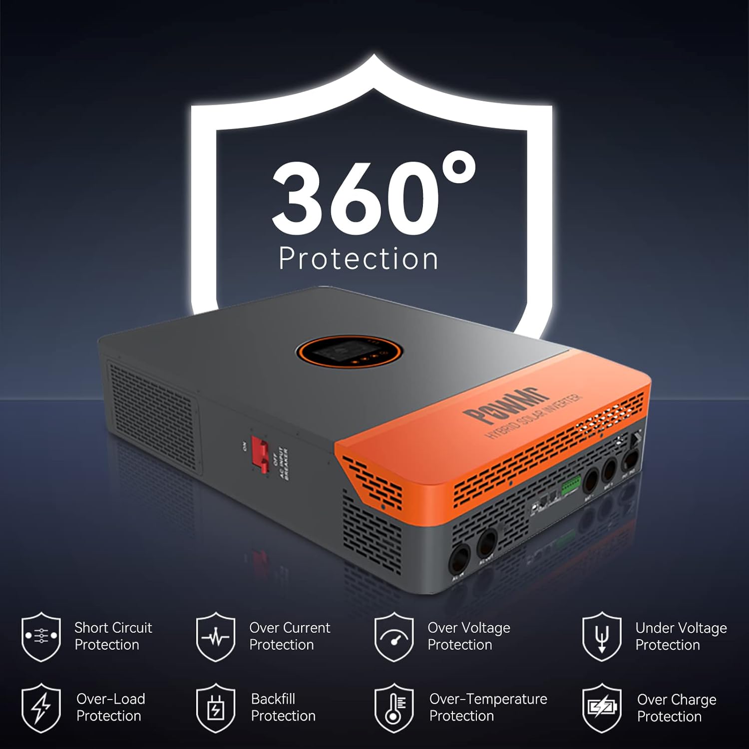 PowMr 10 кВт разделенный фазов – обзор и цена Split Phase Inverter 10Kw 110V 220V