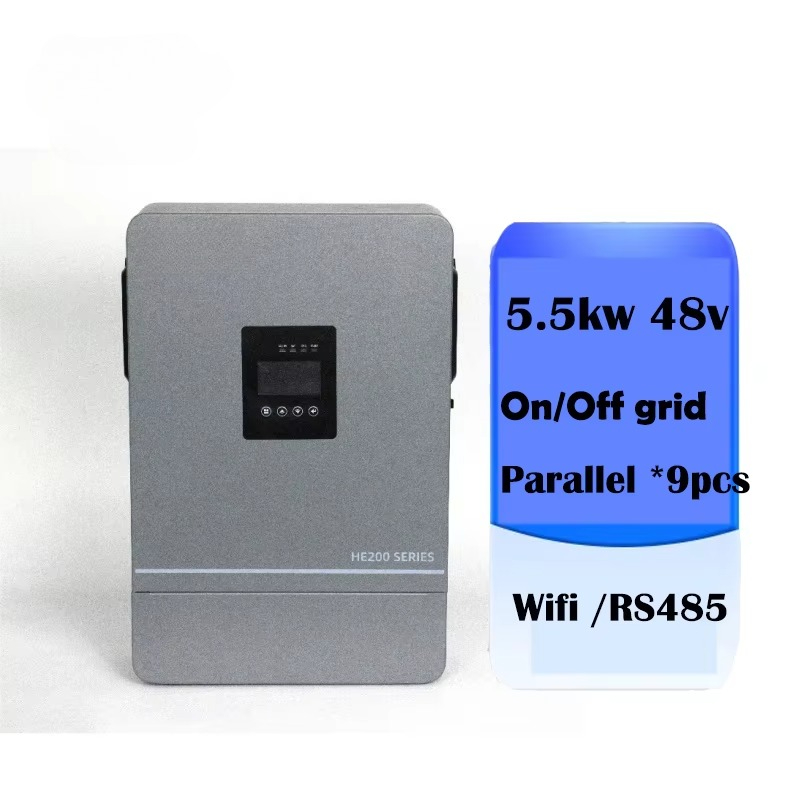 Гибридный солнечный инвертор 3 – обзор и цена Hybrid Solar Inverter 5.5Kw Mppt 48V